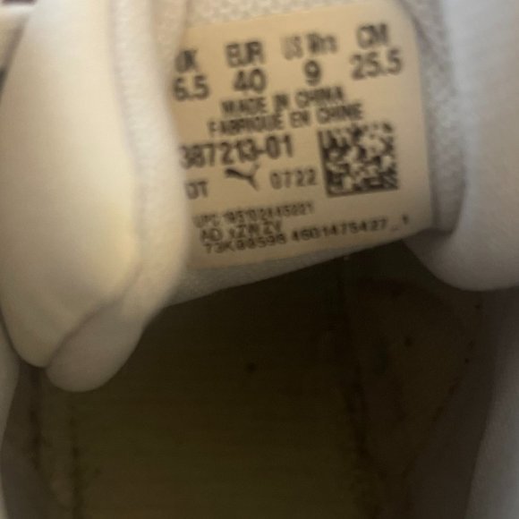 Women's Puma Platform Sneakers (White) - Picture 3 of 5